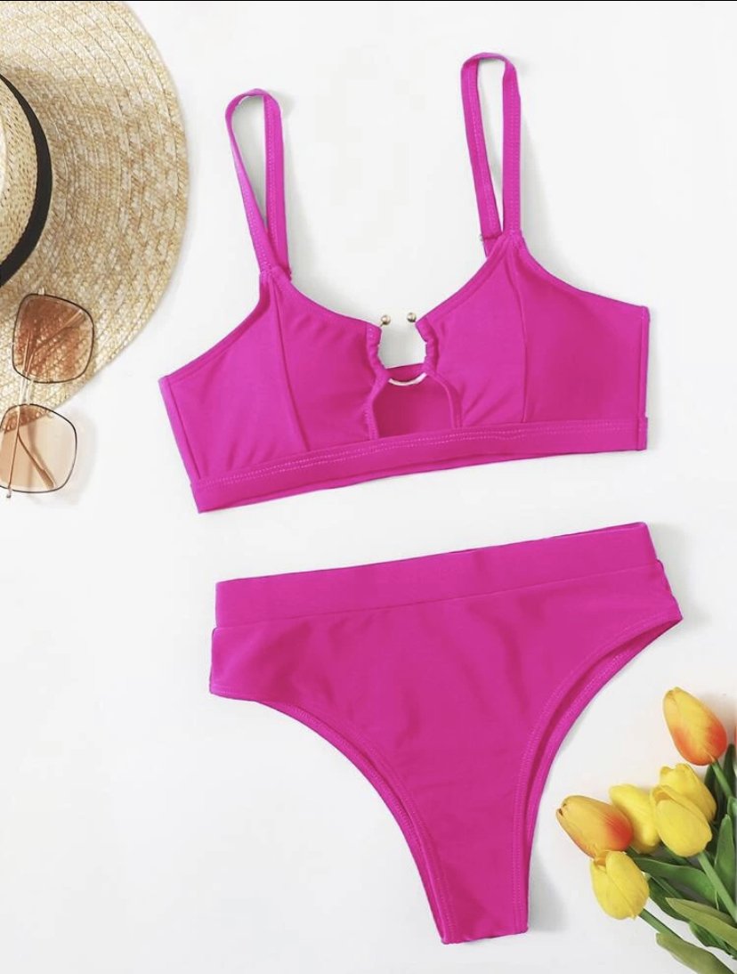 Maillot de bain hot pink